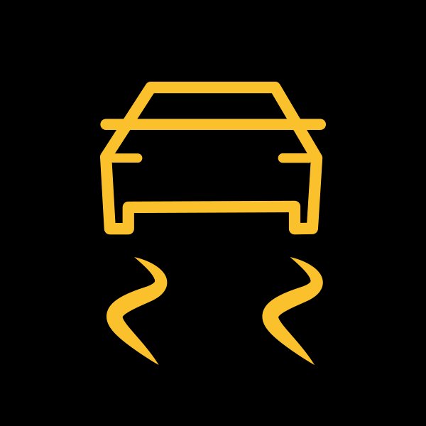 Traction control alert light
