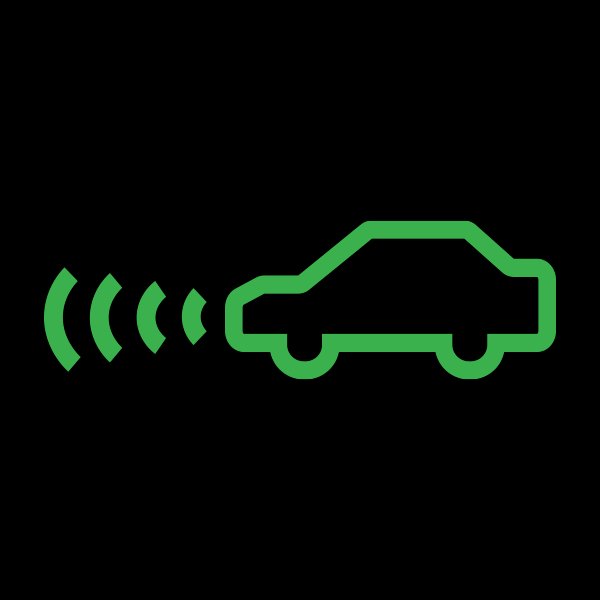 Adaptive cruise control indicator