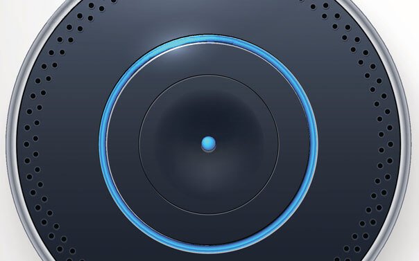 Photo of an Amazon Alexa device