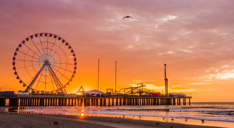 Steel Pier at Atlantic City, New Jersey