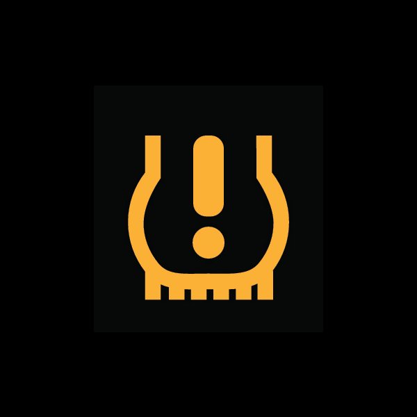 Tire pressure warning light