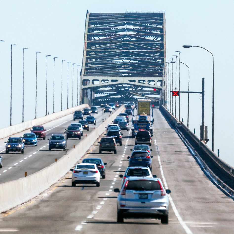 Turnpike traffic - New Jersey, USA