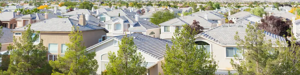 A view of Summerlin in Las Vegas. Summerlin is an affluent 22,500-acre master-planned community in the Las Vegas Valley