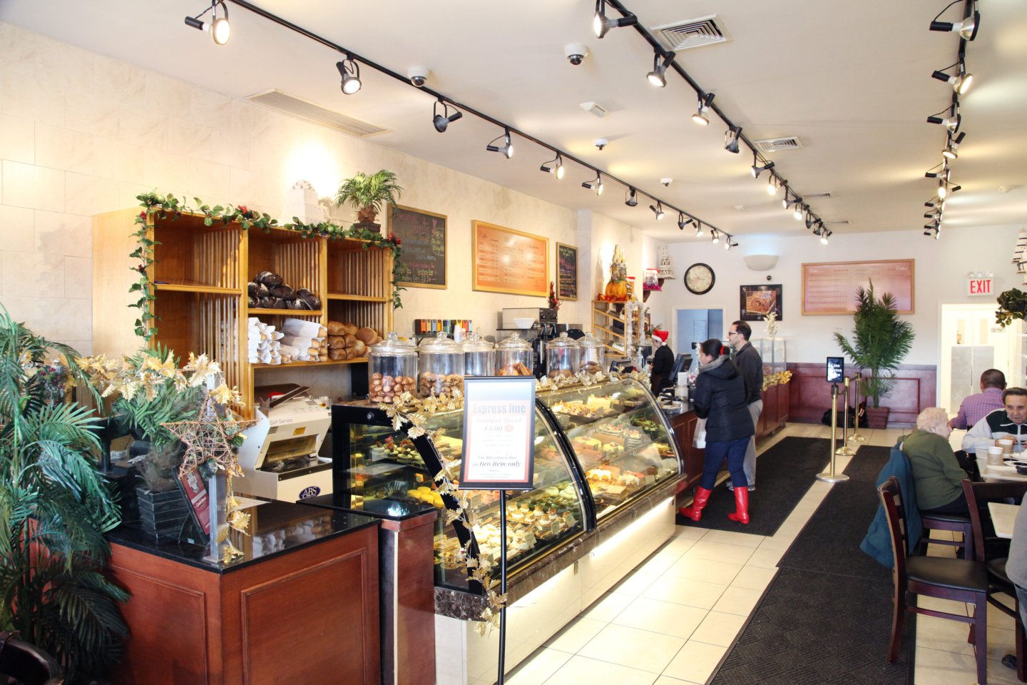 Interior of Cannelle Patisserie in Jackson Heights, NYC