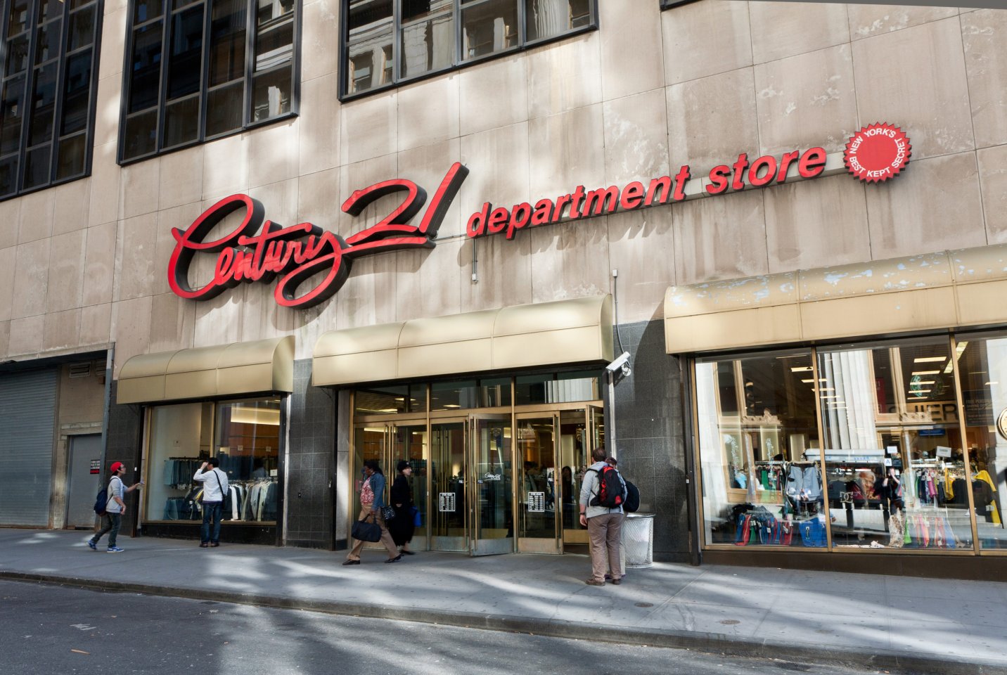Exterior of Century 21 in Lower Manhattan
