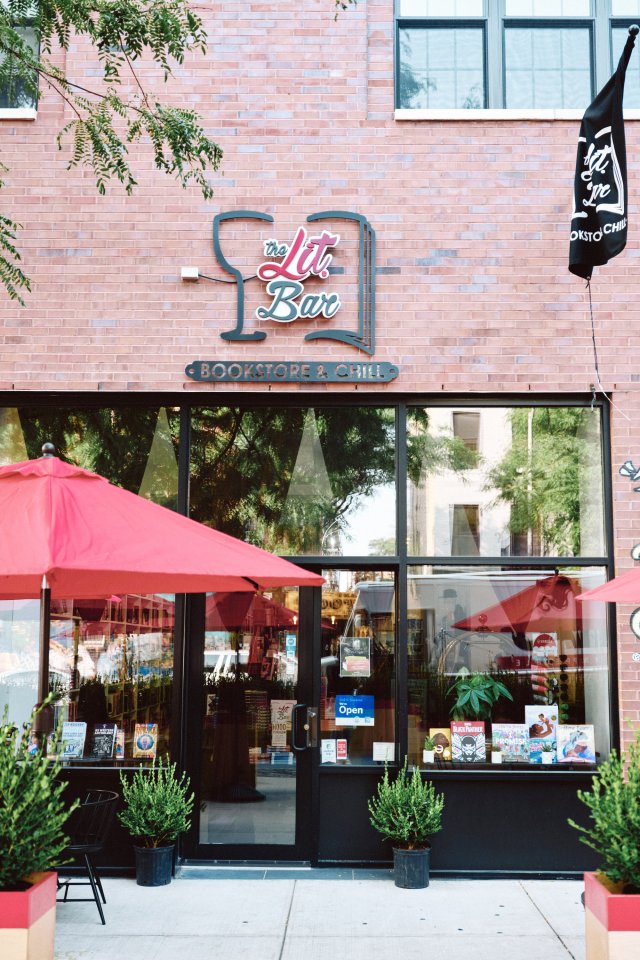 The Lit Bar, Bookstore, Shopping, Exterior, Mott Haven, Bronx, NYC, New York City