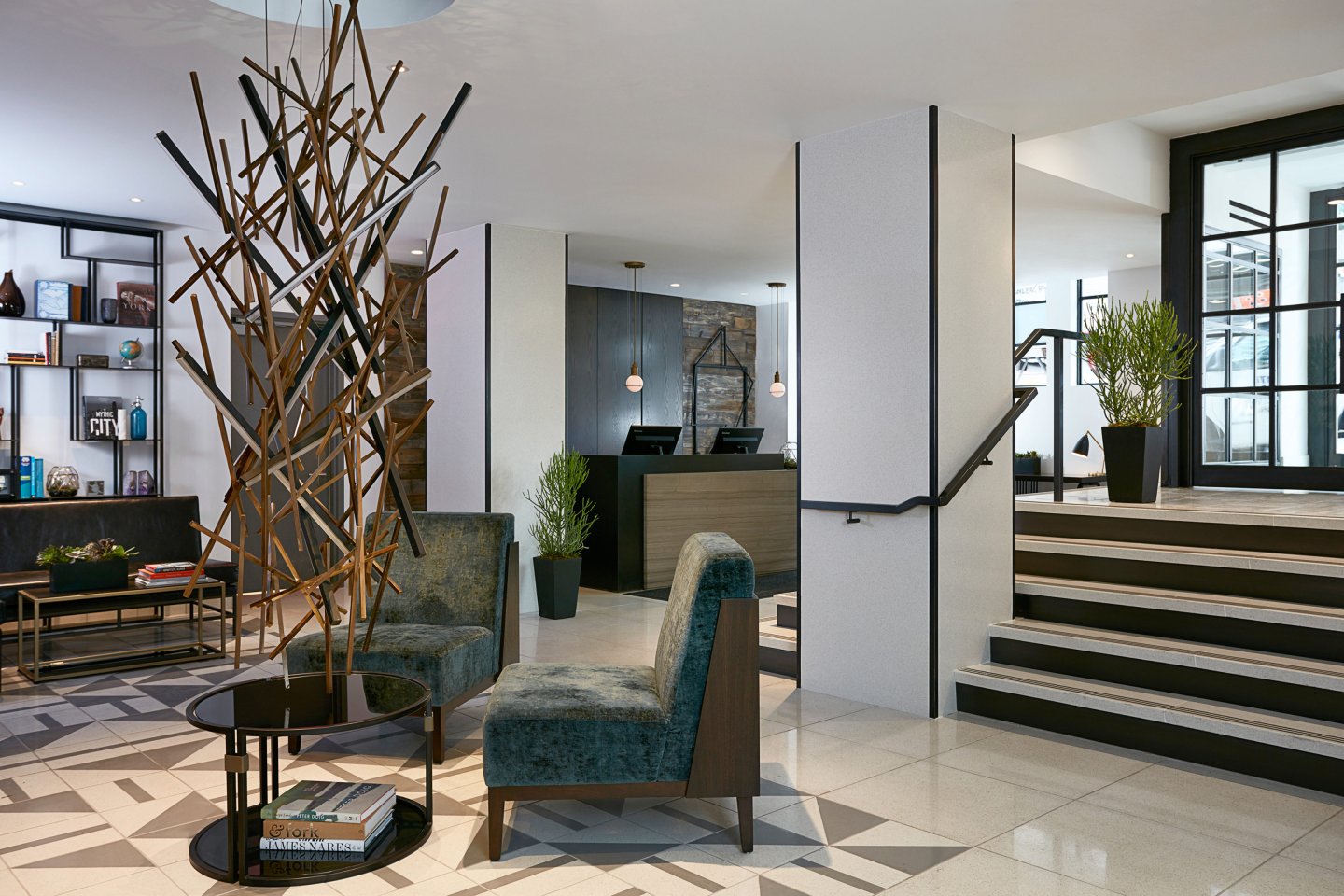lobby at The Renwick Hotel