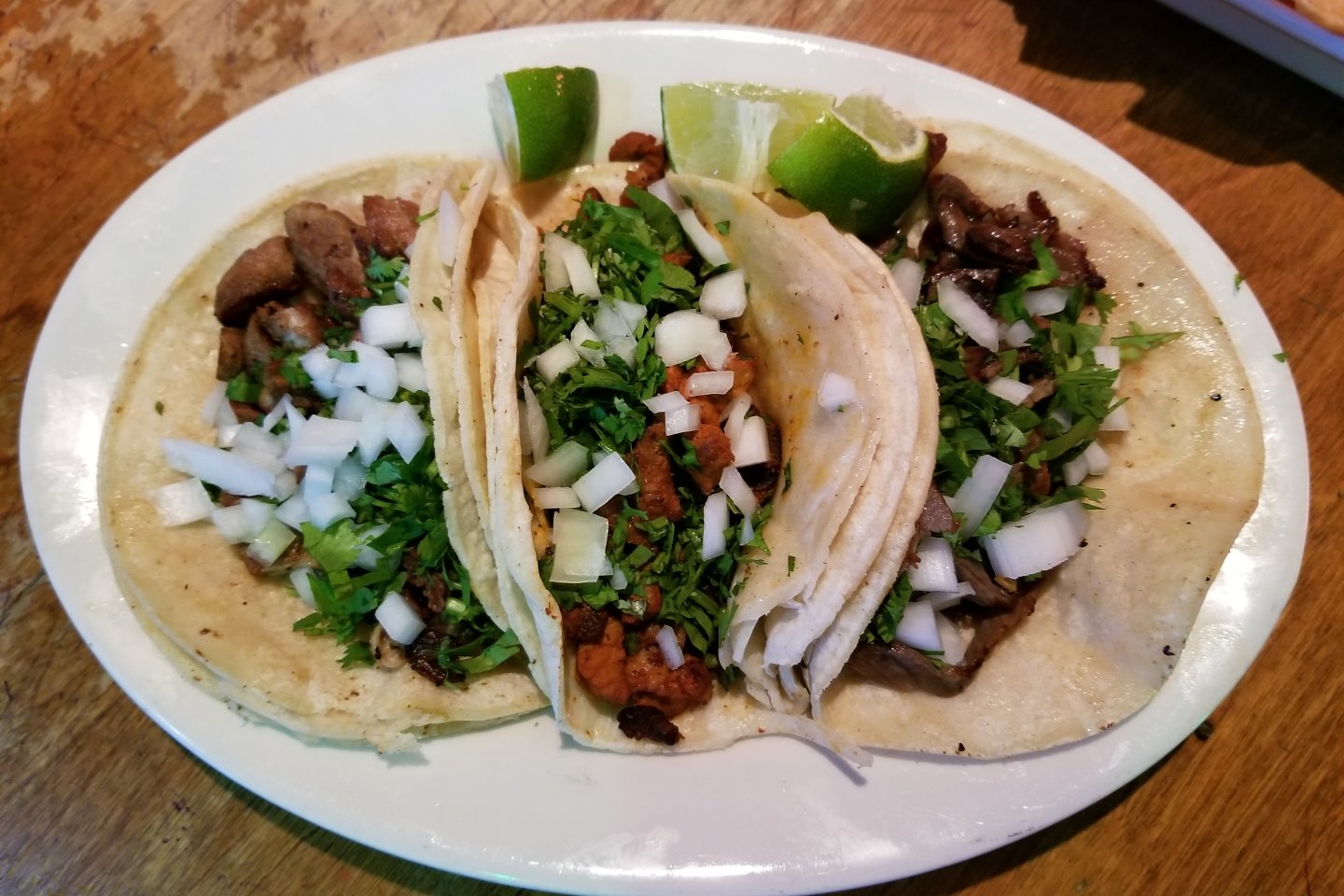 Tacos at Xochimilco Family Restaurant in the Bronx