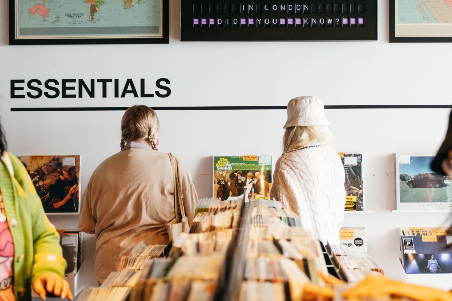 People shop at Rough Trade