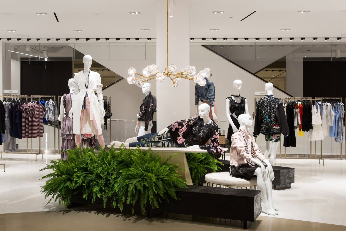 Mannequin Display inside Saks Fifth Avenue