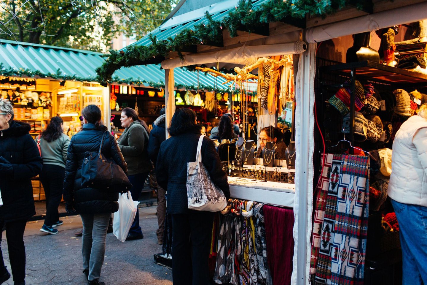holiday market, union square