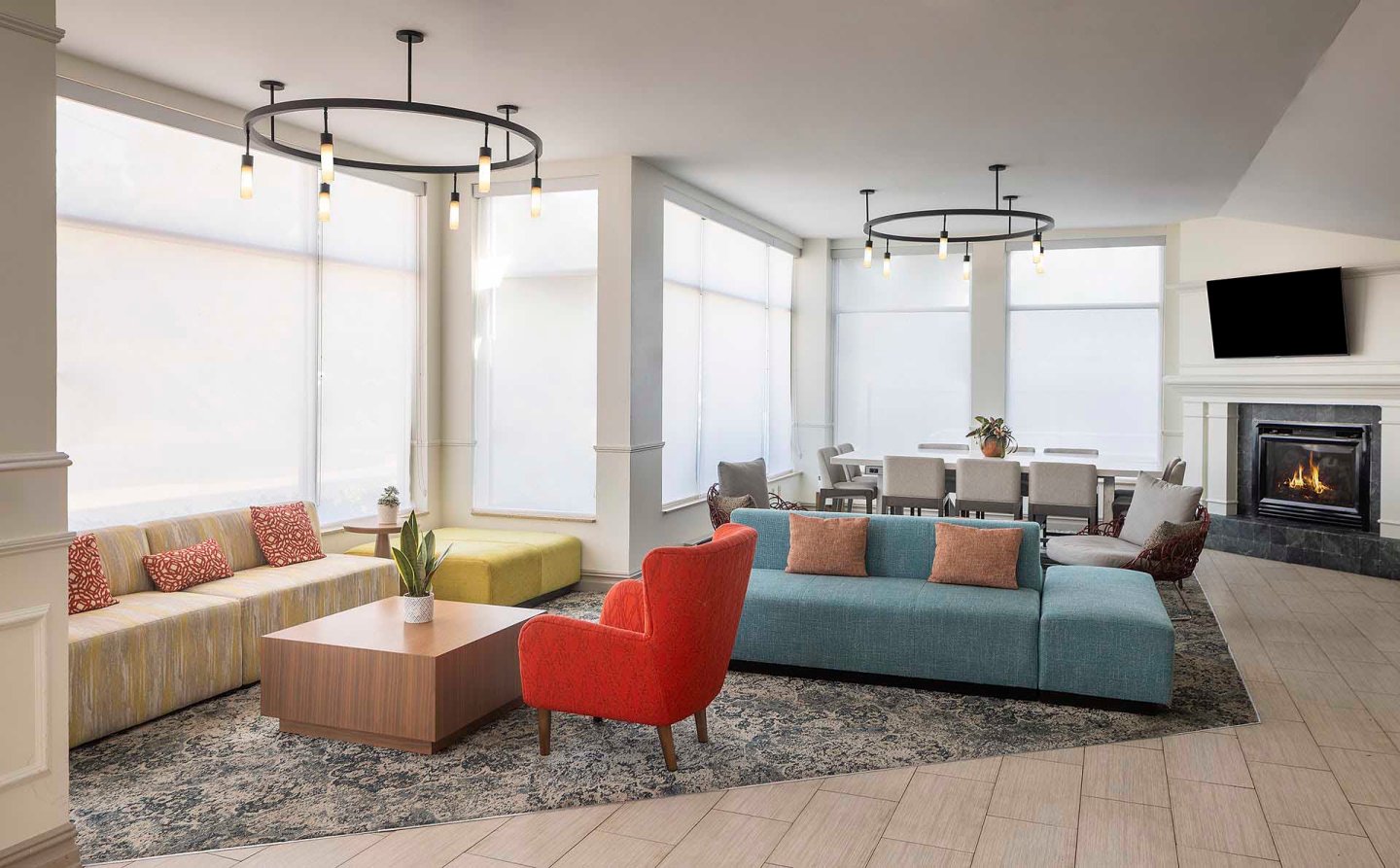 Lobby at Hilton Garden Inn Queens/JFK Airport