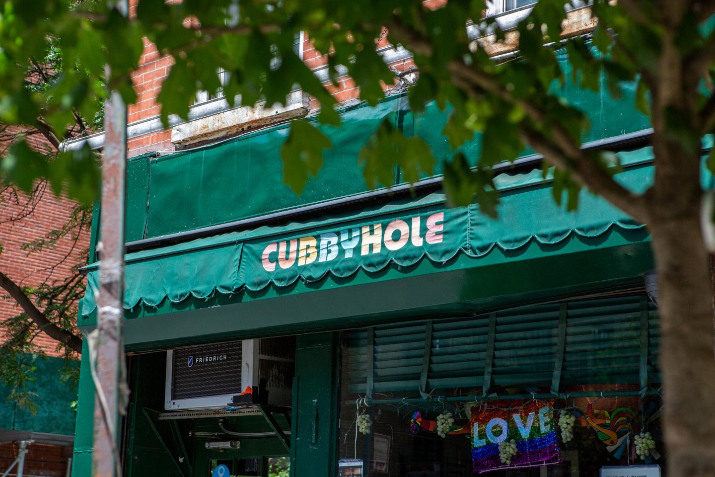 Exterior of cubbyhole in West Village, Manhattan