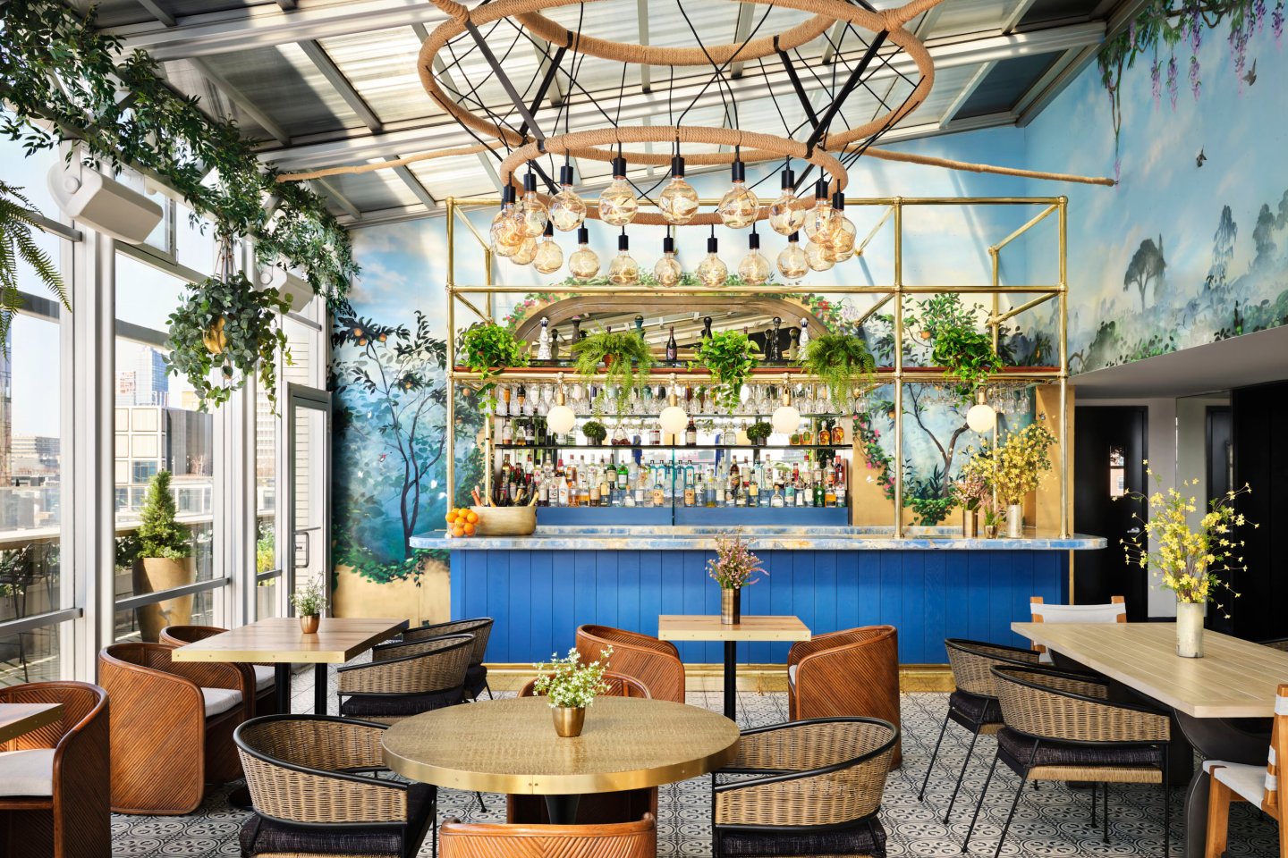 Interior of Gansevoort Meatpacking NYC