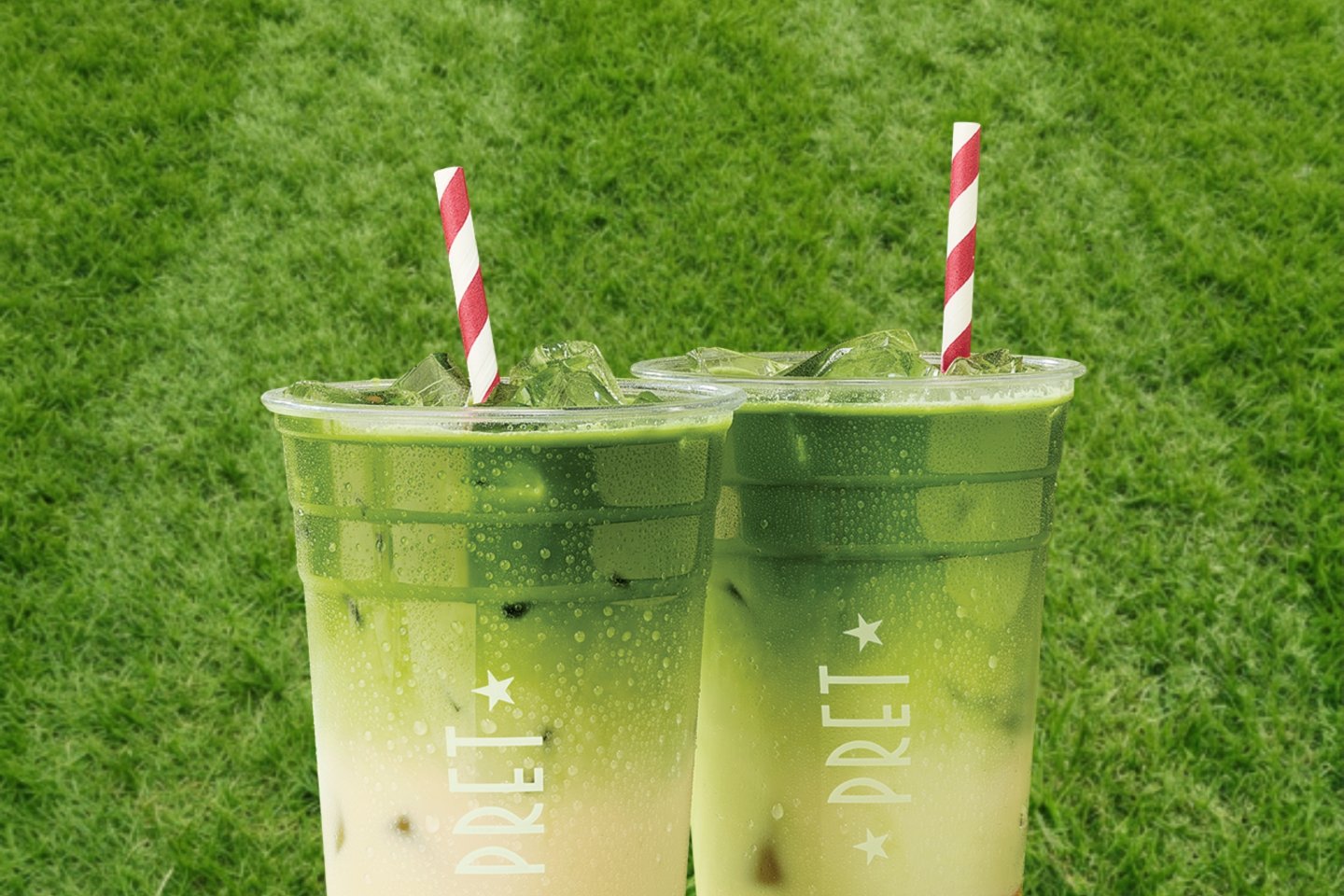 Iced Matcha Lattes from Pret A Manger