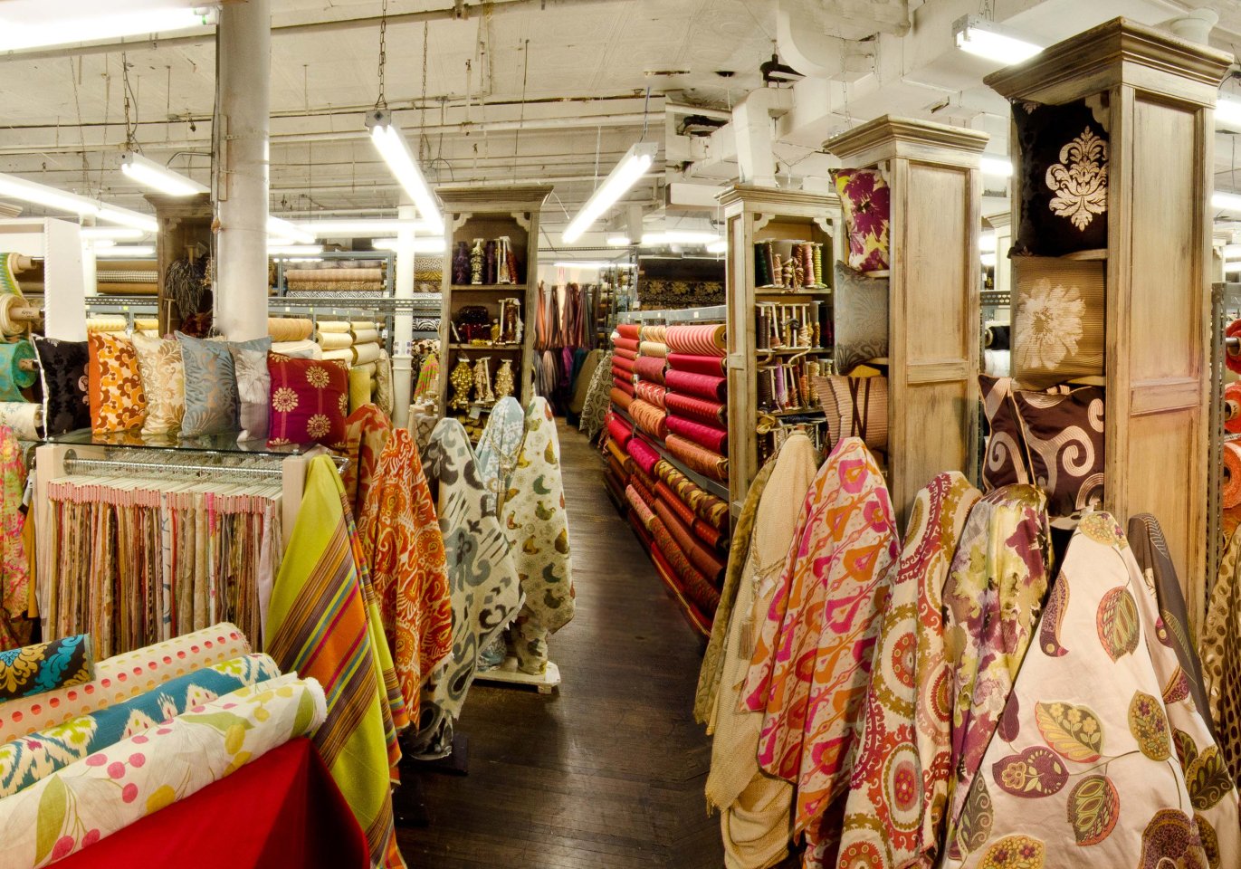 Zarin Fabrics, interior