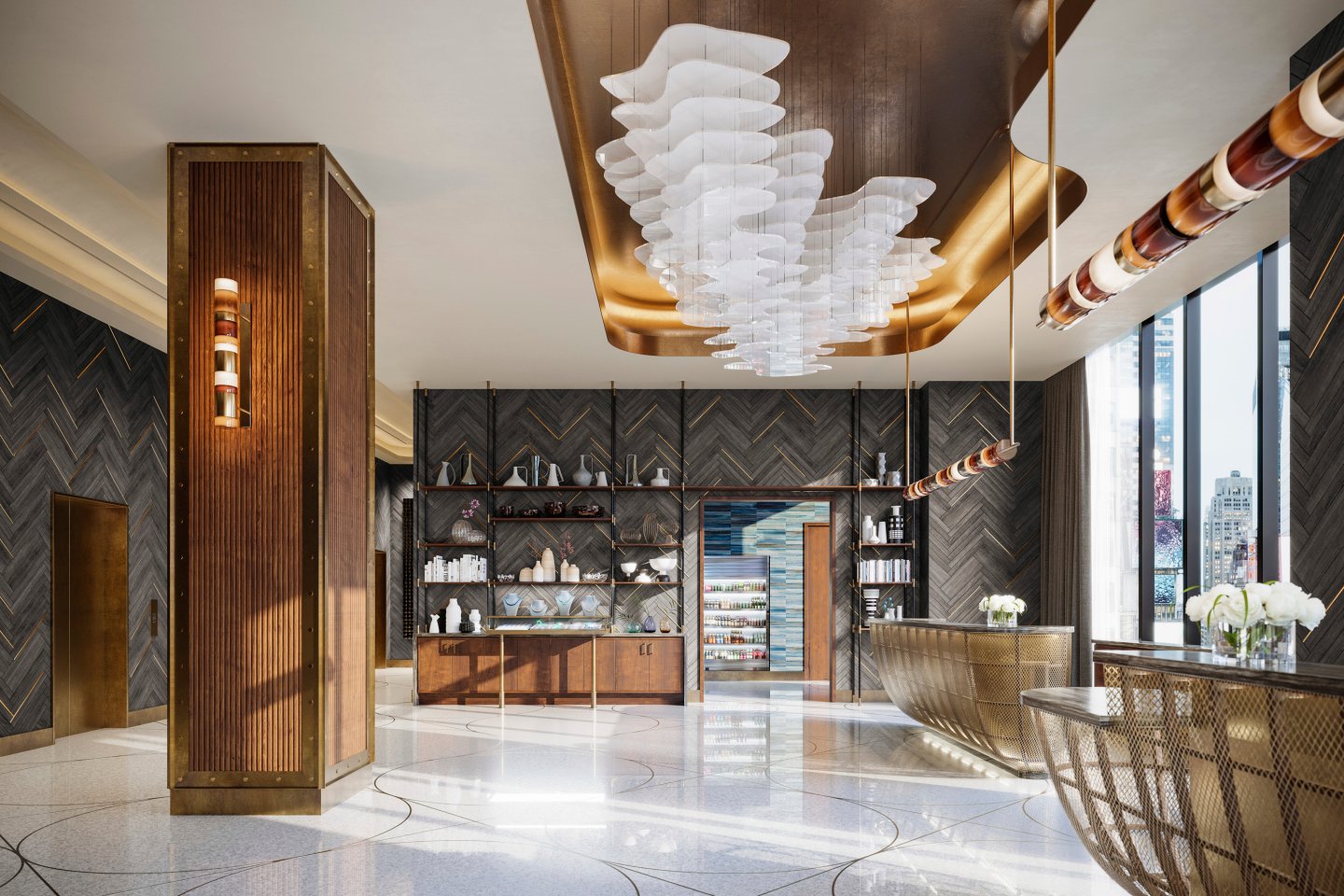 Lobby at Tempo by Hilton New York Times Square