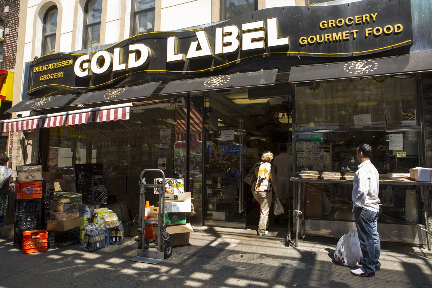 exterior of Gold Label International Food in Brighton Beach