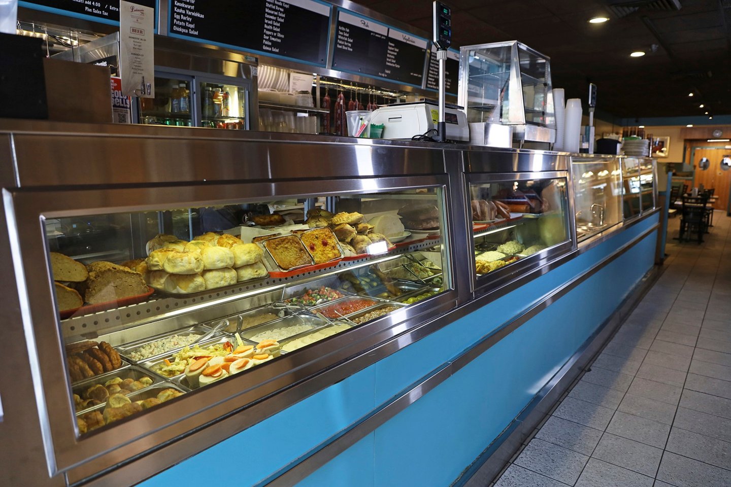 Interior of Liebman's Delicatessen