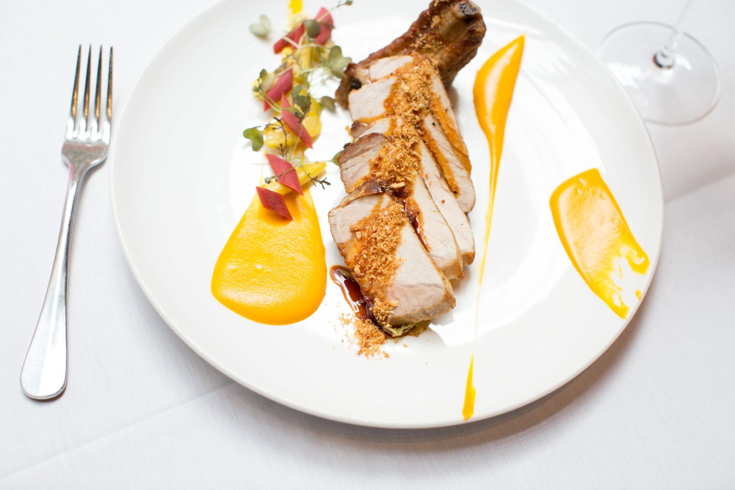 Aureole, Duroc-pork-chop