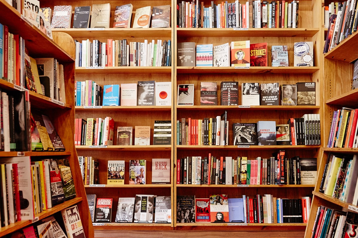 Bluestockings interior