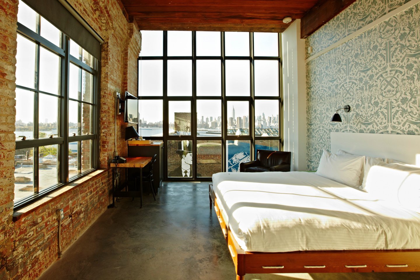 king room with view at Wythe Hotel