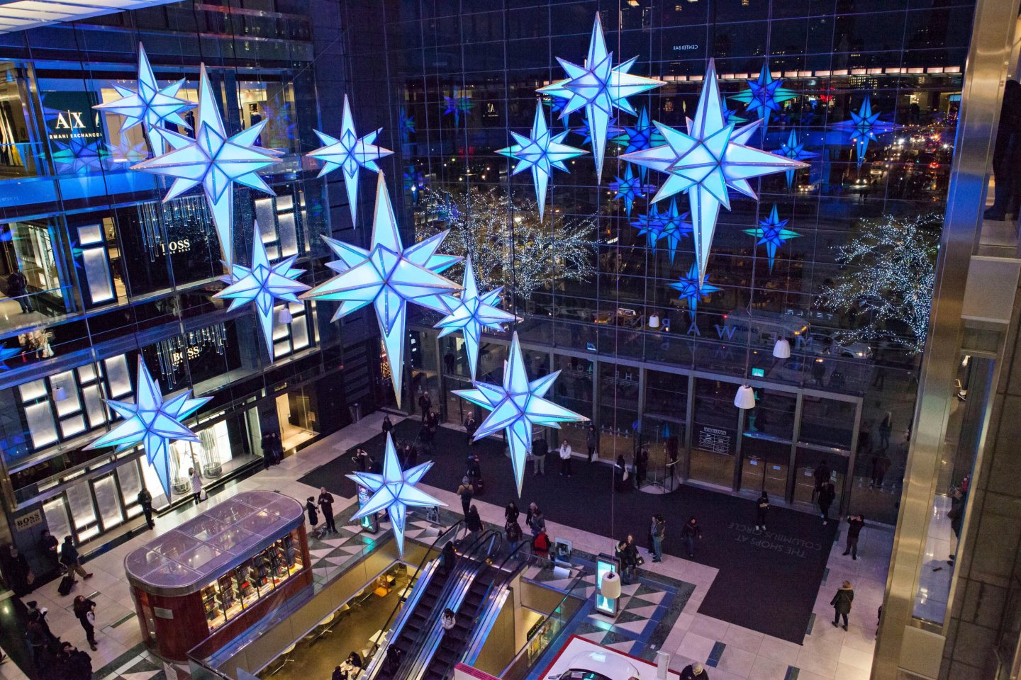 Interior of The Shops at Columbus Circle