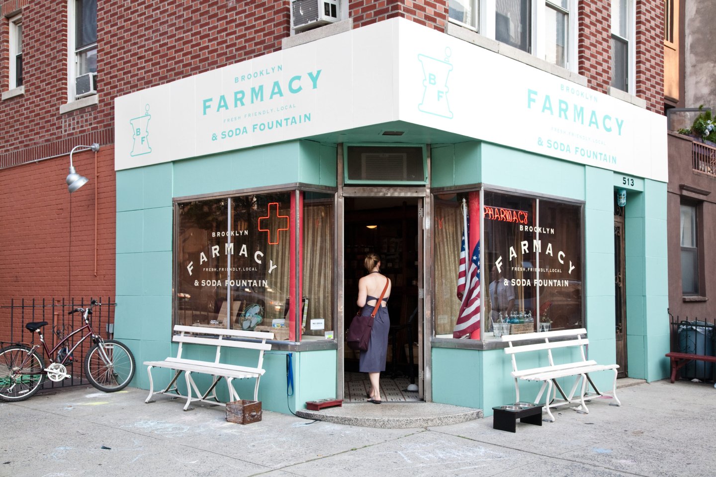 exterior of Brooklyn Farmacy & Soda Fountain