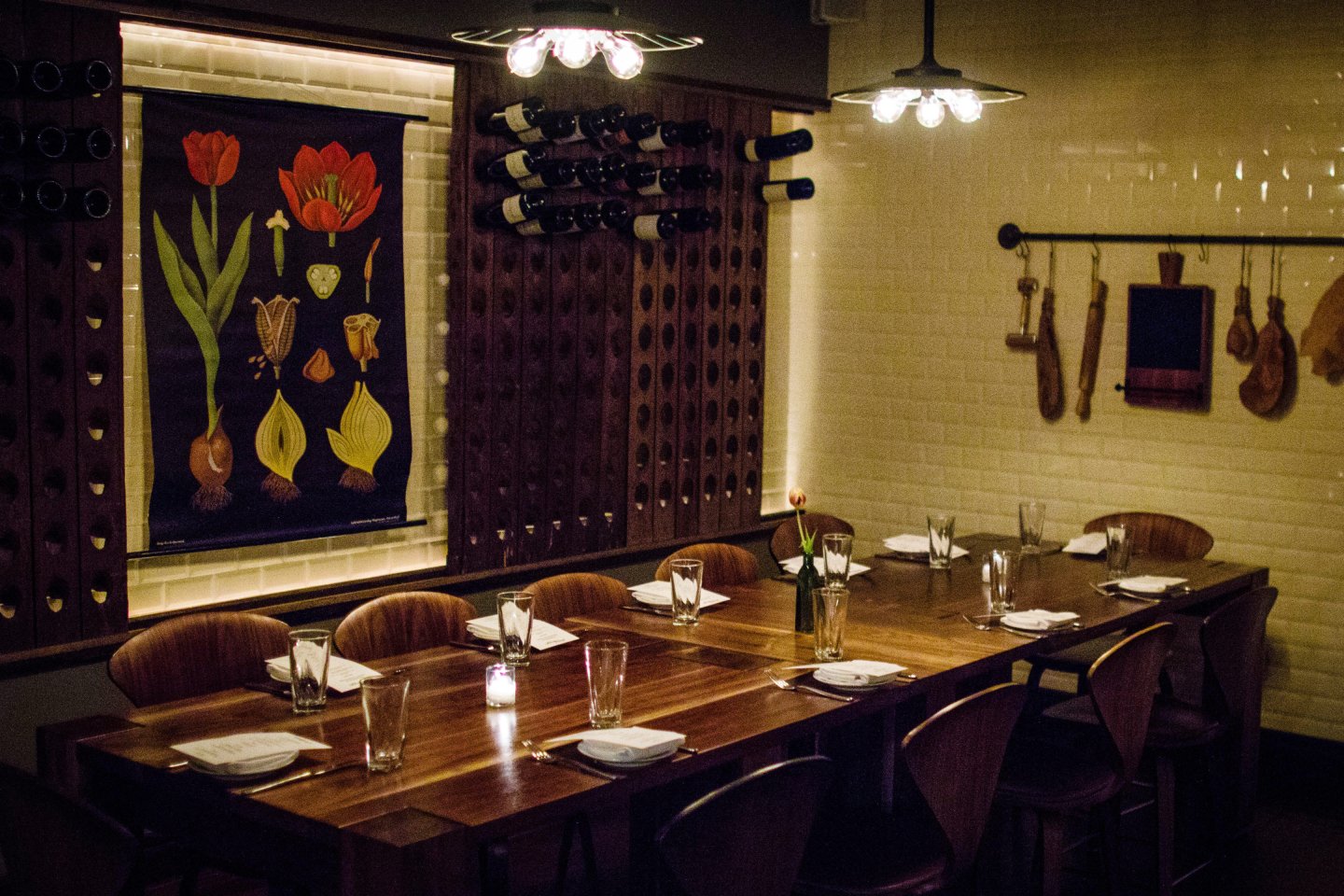 Chefs tasting table at Bread & Tulips on Park Avenue South