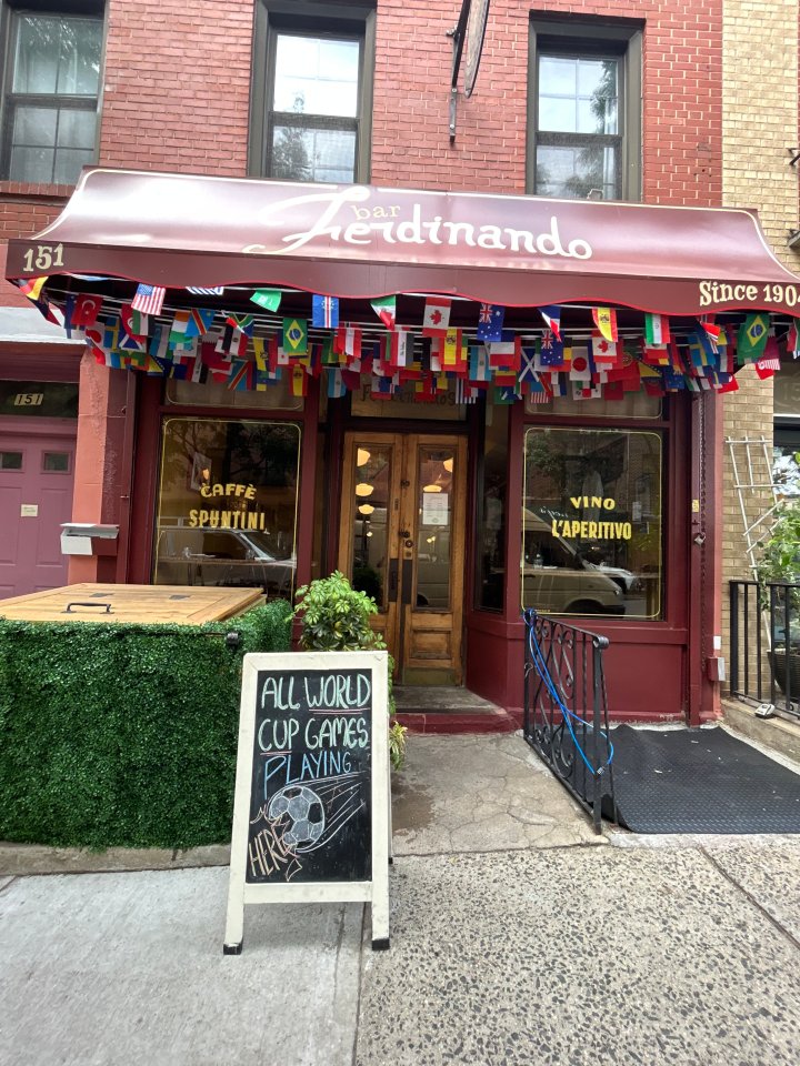 Bar Ferdinando - World Cup Showings