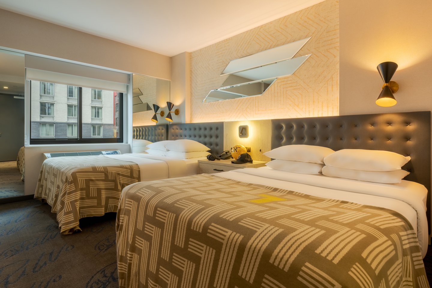 bedroom at the Pestana CR7 Times Square