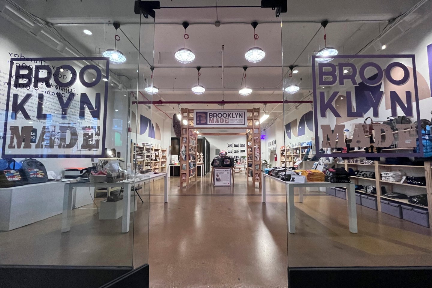 Interior of store
