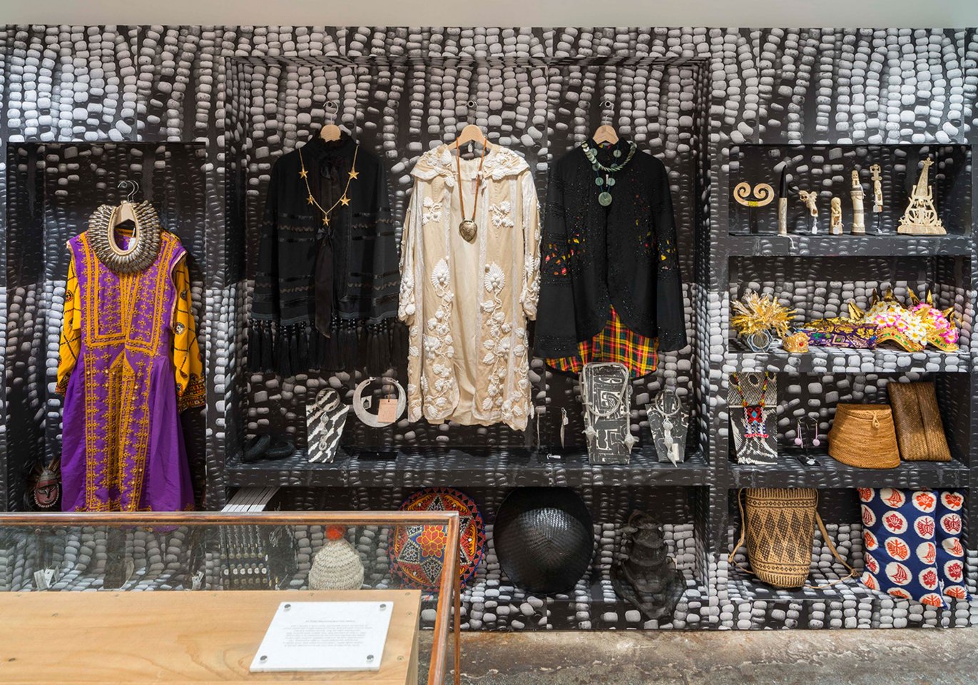 Clothes display at Dover Street Market in Manhattan