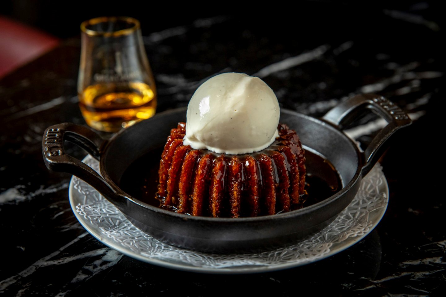 Food from The Restaurant at Great Jones Distilling Co.