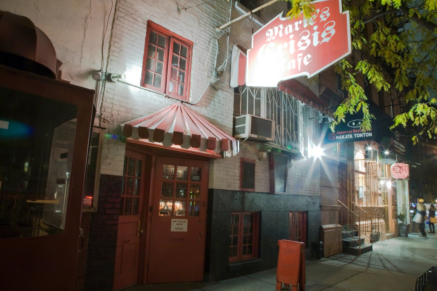 Exterior of Marie's Crisis Cafe in the West Village, NYC