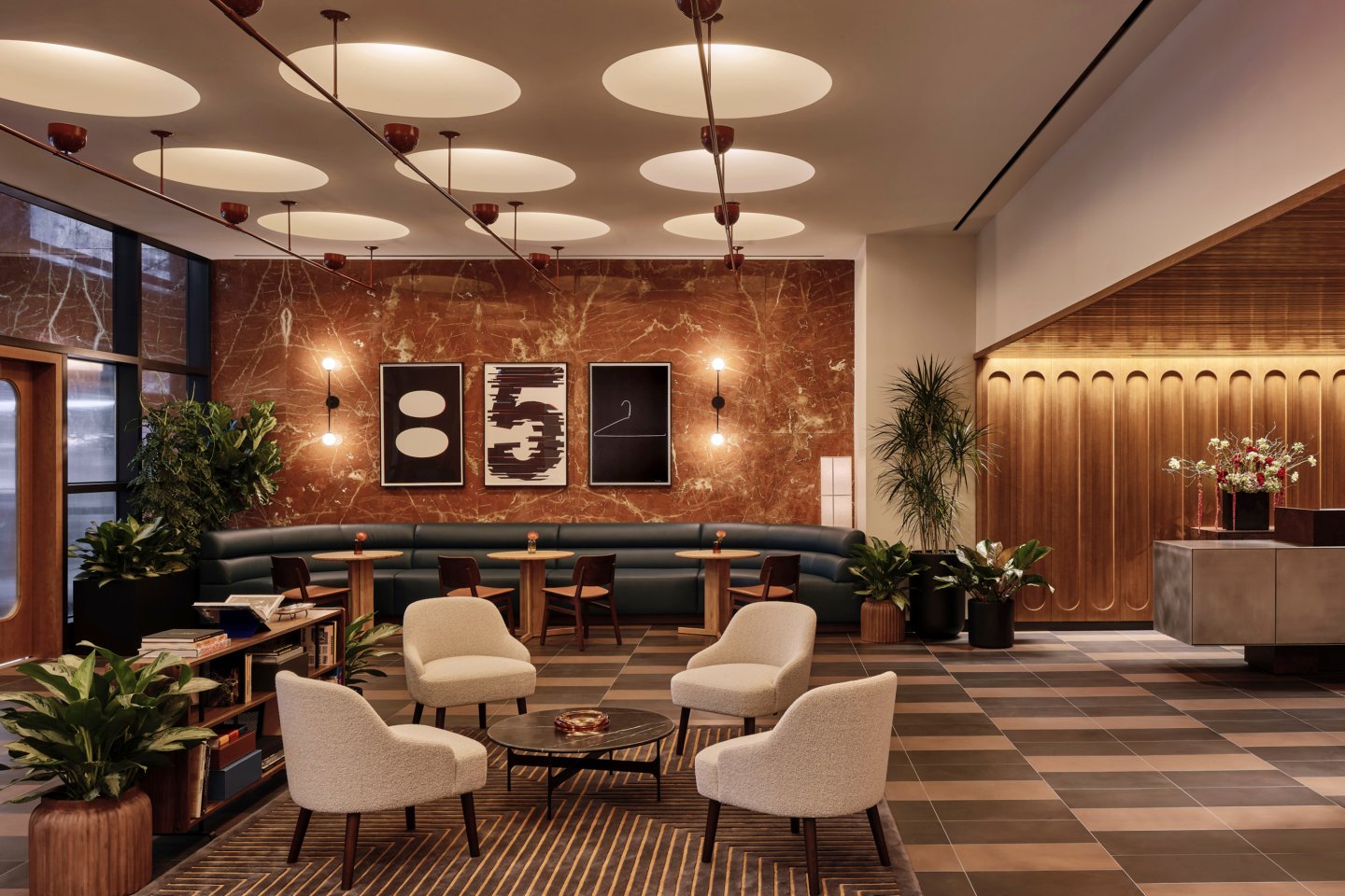 Lobby from Romer Hell's Kitchen Hotel