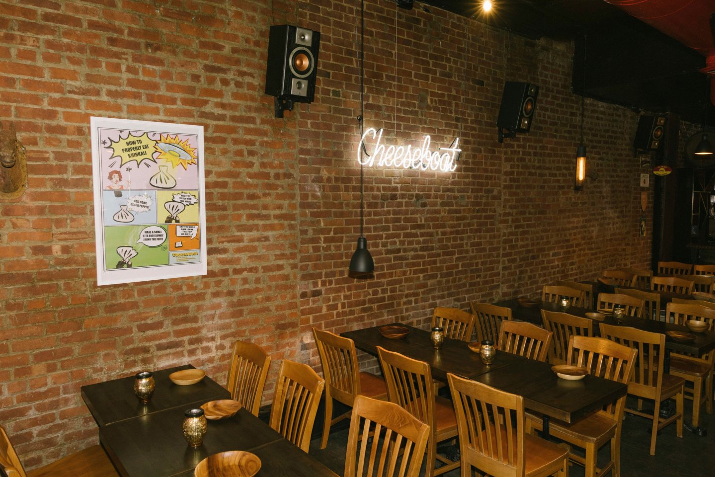 Interior of Cheeseboat Restaurant