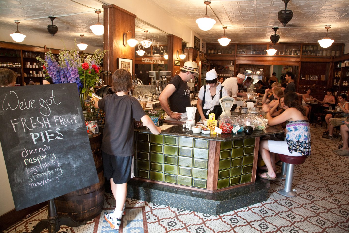 interior of Brooklyn Farmacy & Soda Fountain