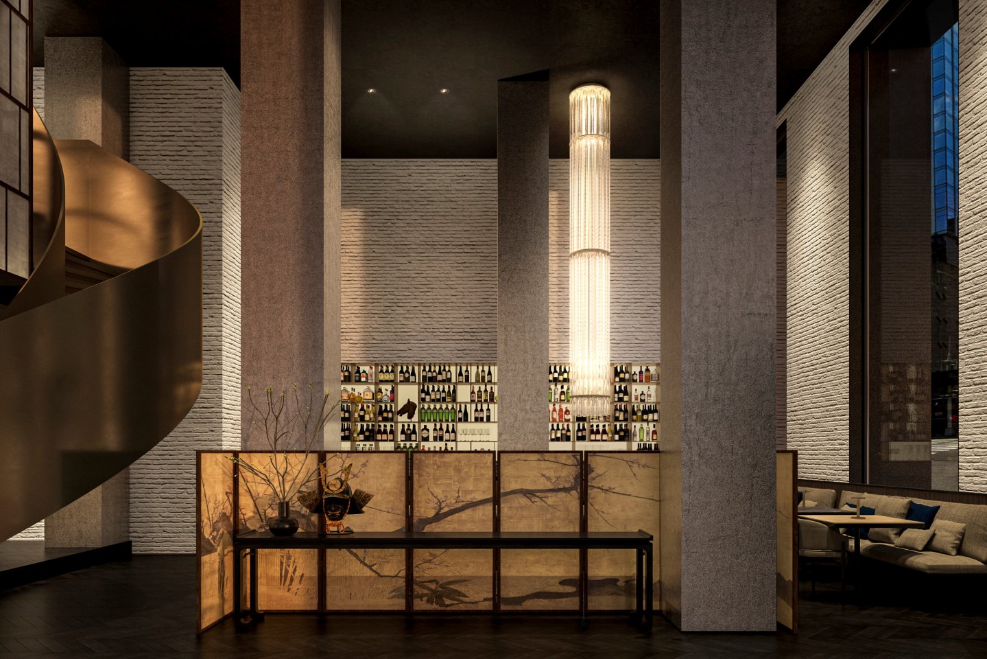 Interior of AKA Nomad