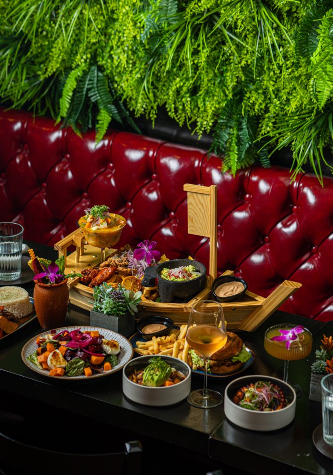 Mexican and Peruvian dishes with handcrafted cocktails at Molkajete Restaurant Bar in Brooklyn