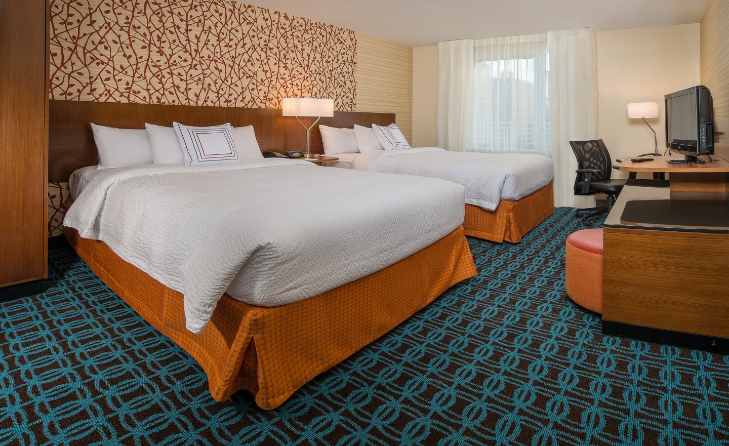 double queen guest room at Fairfield Inn & Suites New York Manhattan/Downtown East