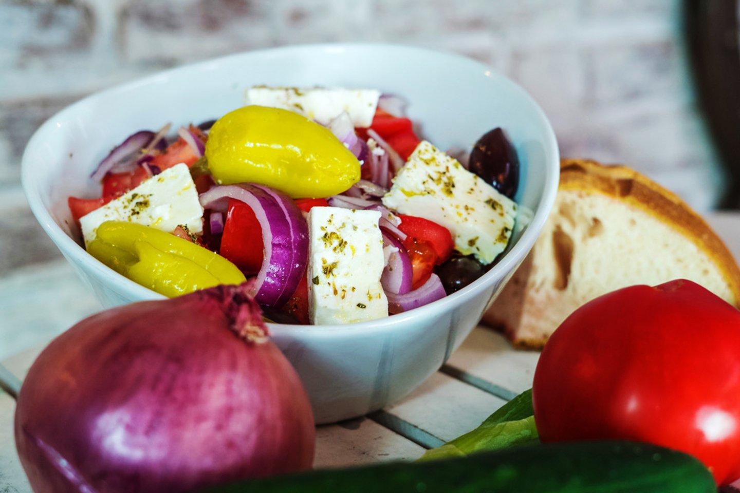 Plate of food, Greek, Astoria, Queens, NYC