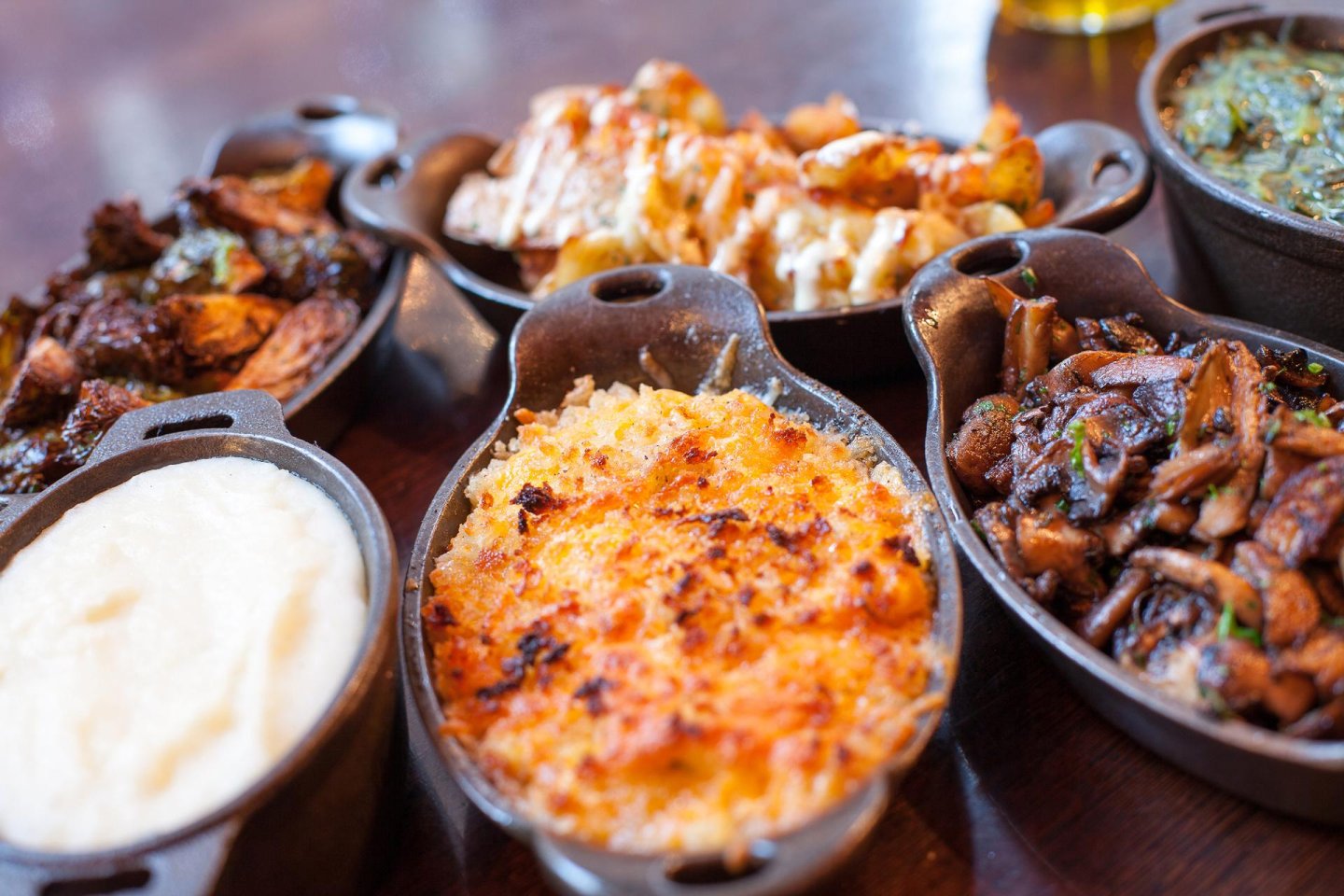 Club A Steakhouse, side dishes