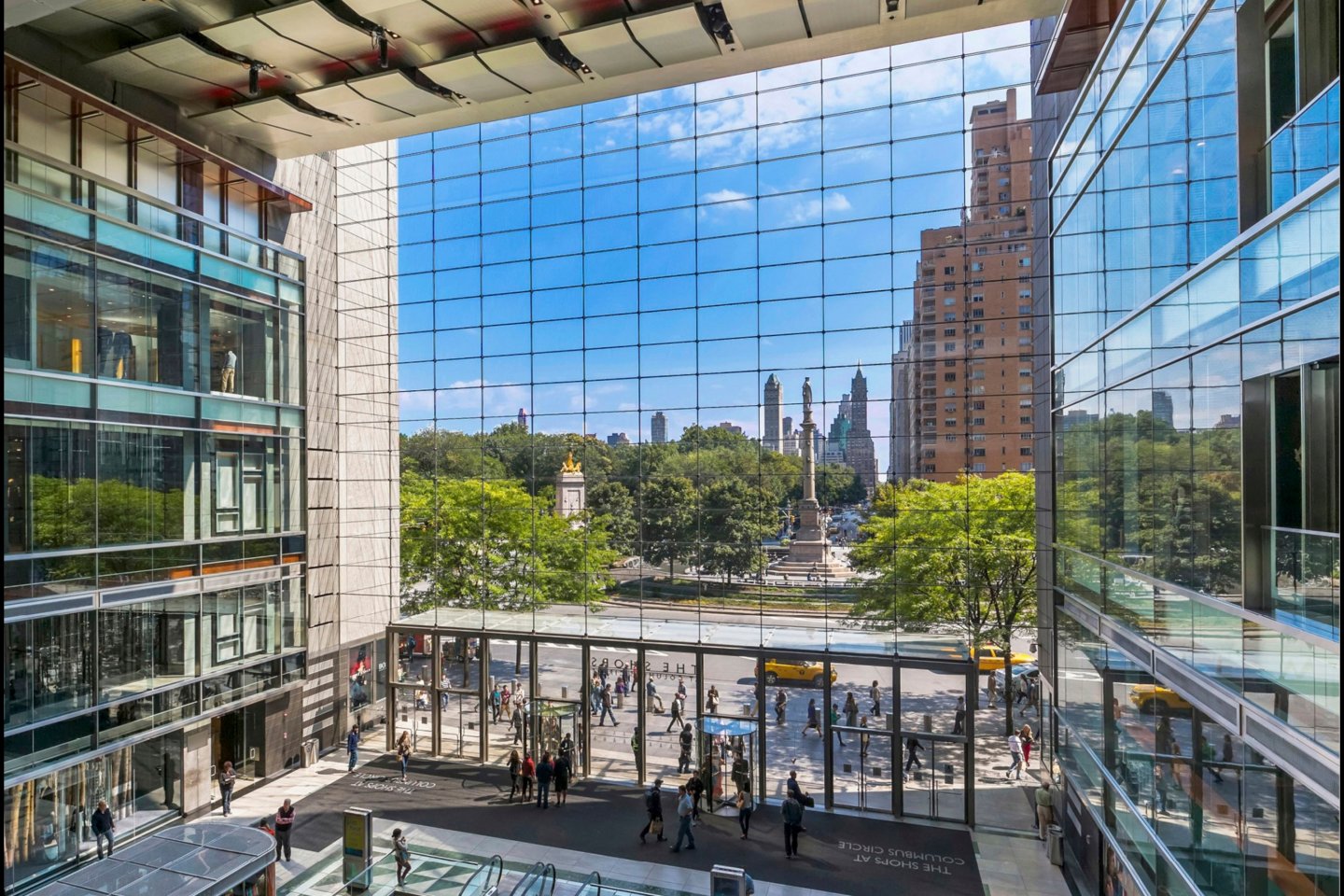 Interior of The Shops at Columbus Circle