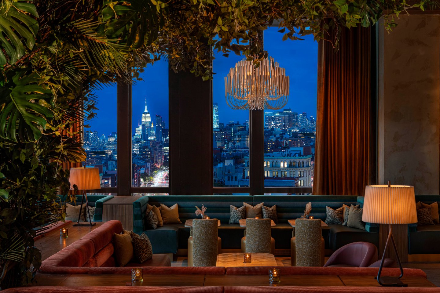 Interior of Moxy NYC Lower East Side