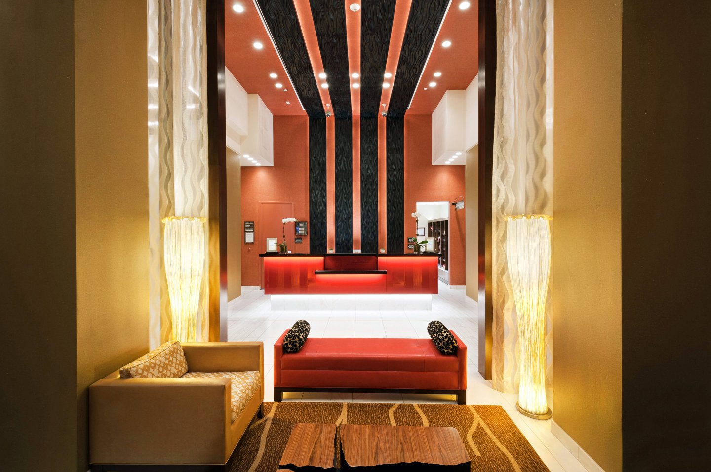 Interior lobby at Hilton Garden Inn New York/Midtown Park Avenue
