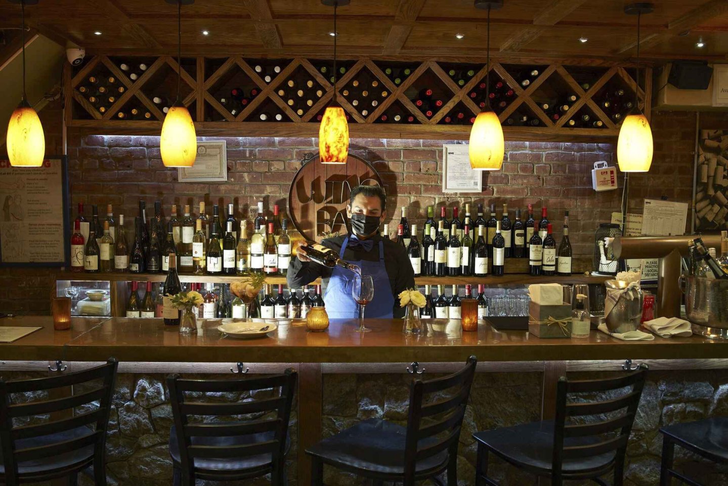 Interior of Nocciola Ristorante