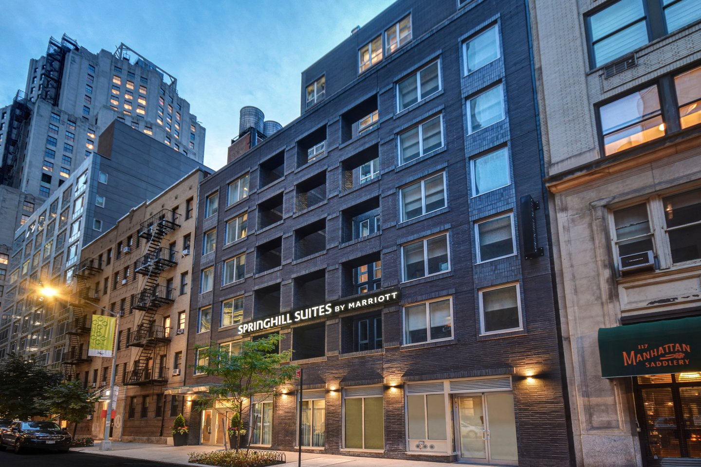 Exterior of Springhill Suites
