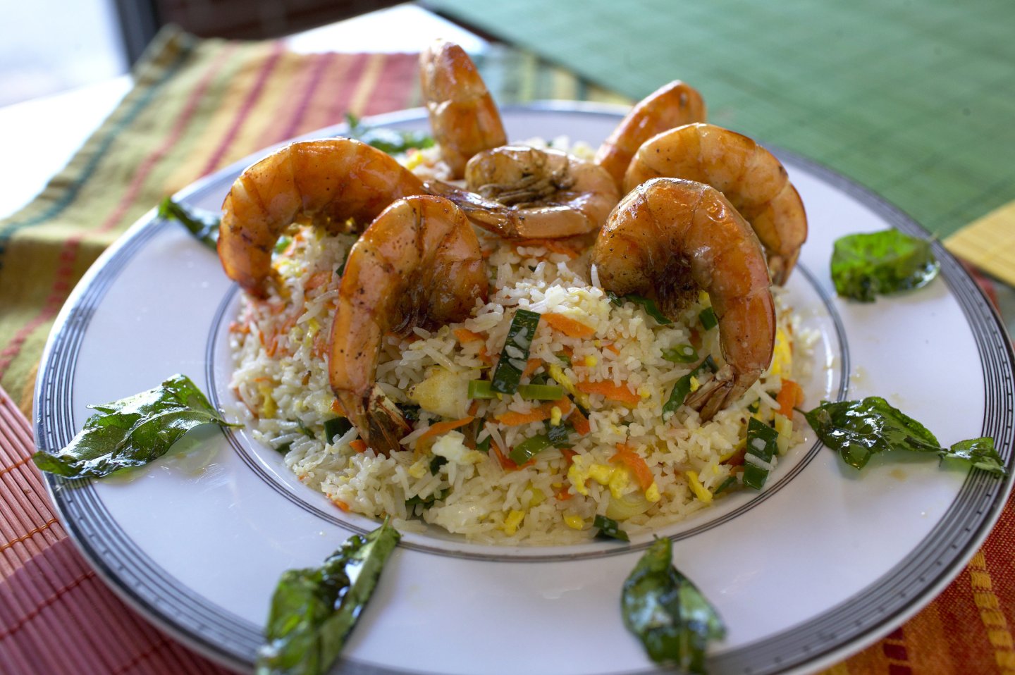 Lak Bojun, shrimp