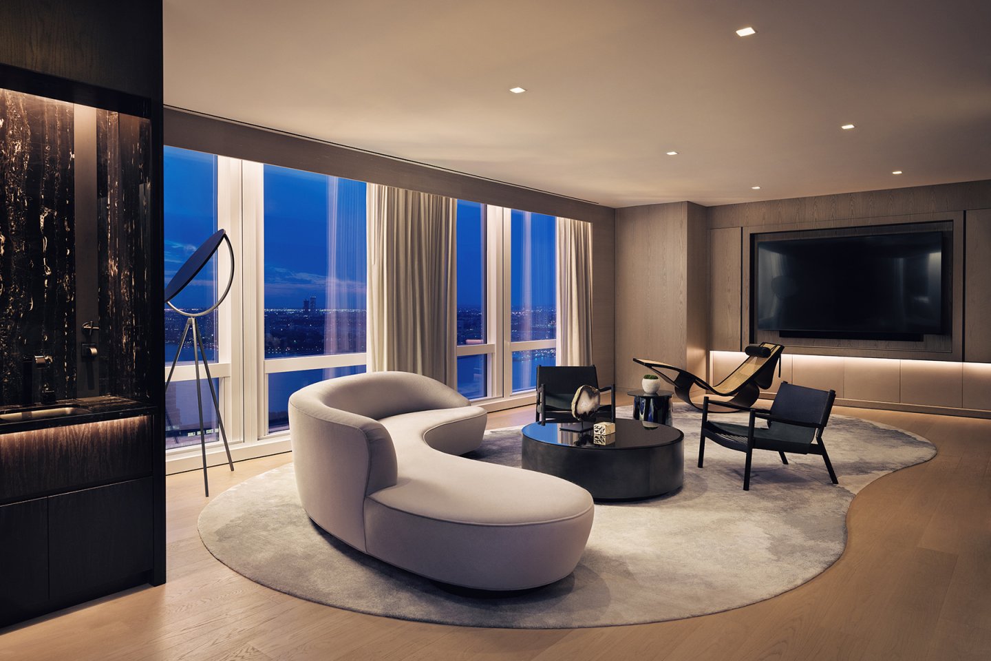 presidental suite in Equinox Hotel in Hudson Yards, NYC